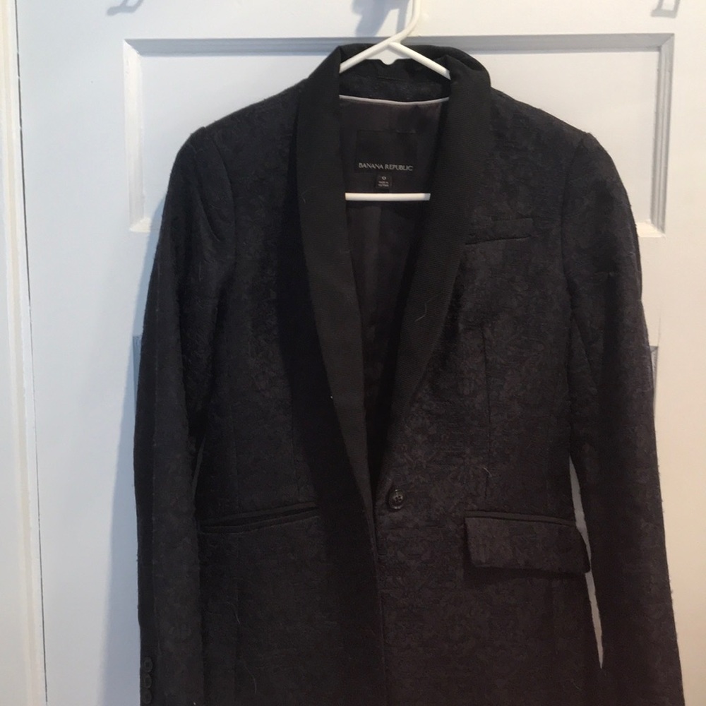 Banana Republic Lamé Blazer